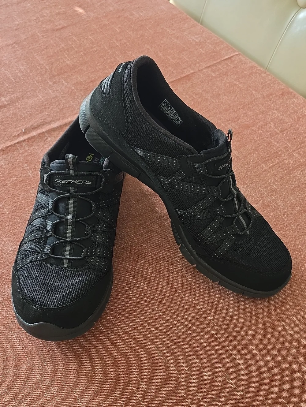 Skechers Women's Black Slip-On Athletic Sneakers